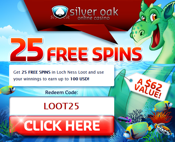 Loch Ness Loot Slot Free Spins Bonus Silver Oak Casino