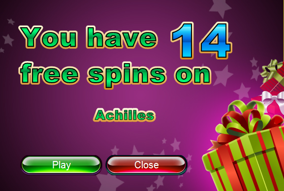 Achilles Slot 14 Free Spins