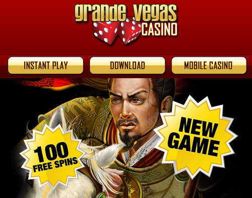 Grande Vegas Casino Zhanshi Slot 100 Free Spins