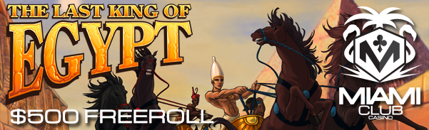 The Last King of Egypt Slot Freeroll