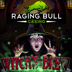 Raging Bull Casino Exclusive Witchs Brew Slot Bonuses