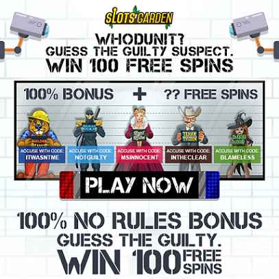 Match Bonuses Plus Free Spins Slots Garden Casino